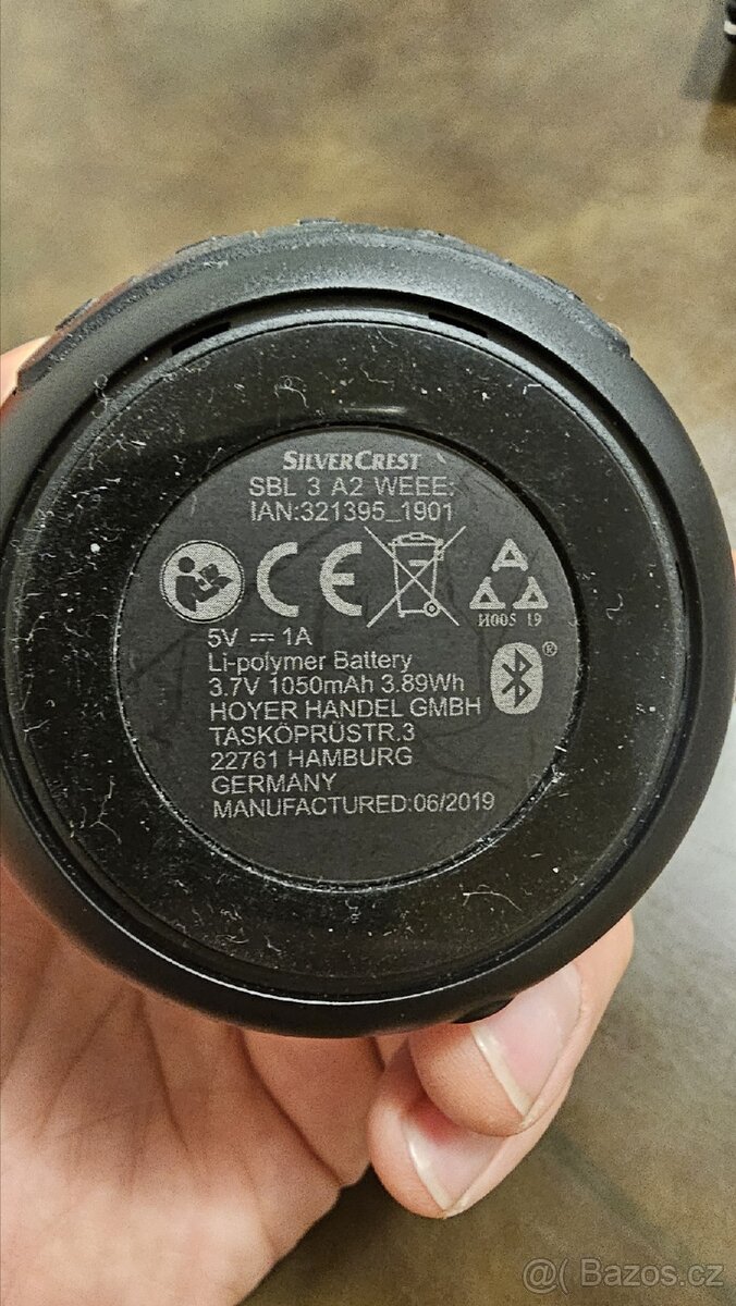 Bluetooth reproduktor Silver Crest SBL 3 A2 - 6