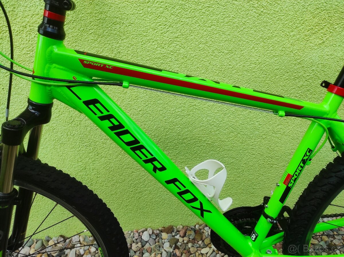 Značkové horské kolo Leader Fox 26"/18" (limetka) - 6