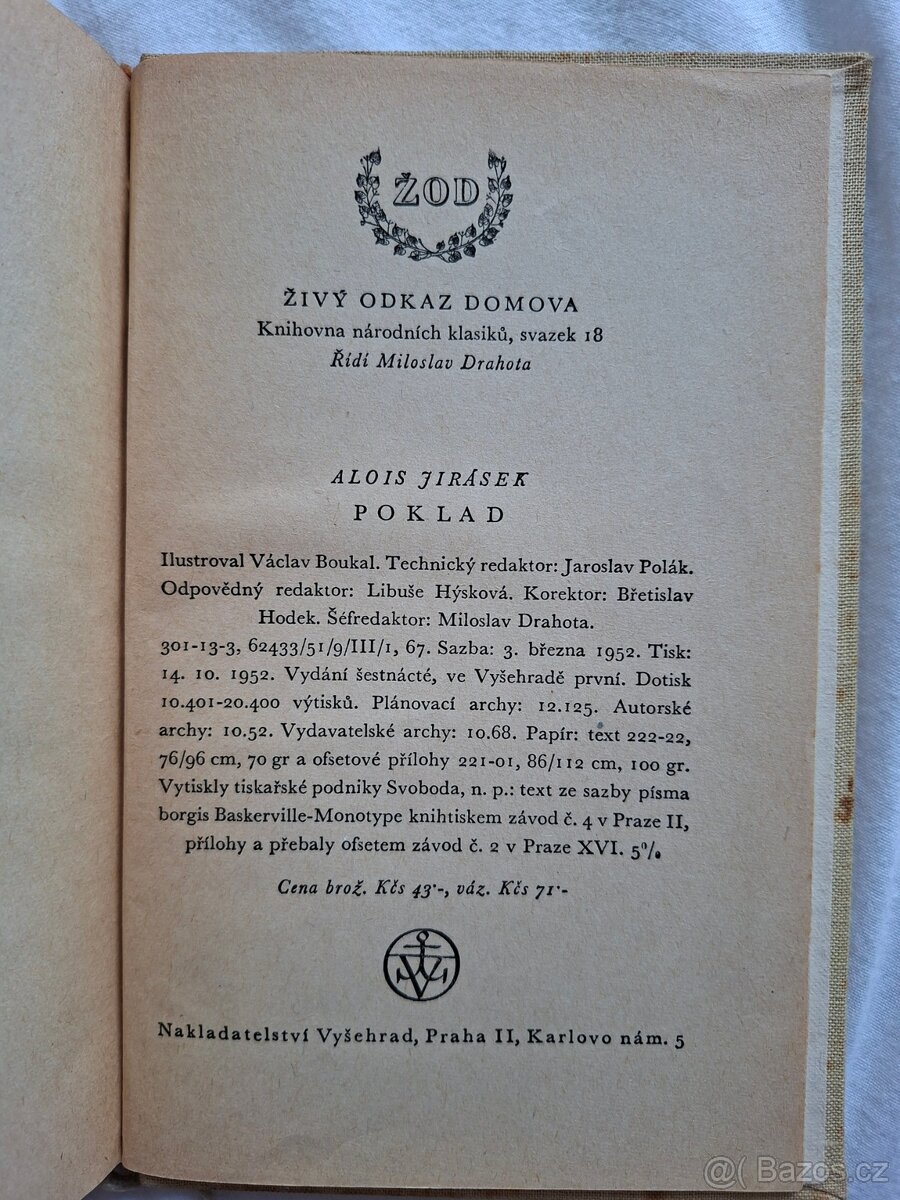 Poklad - Alois Jirásek - 6