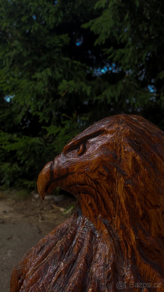 Dřevěné sochy do zahrady - 6