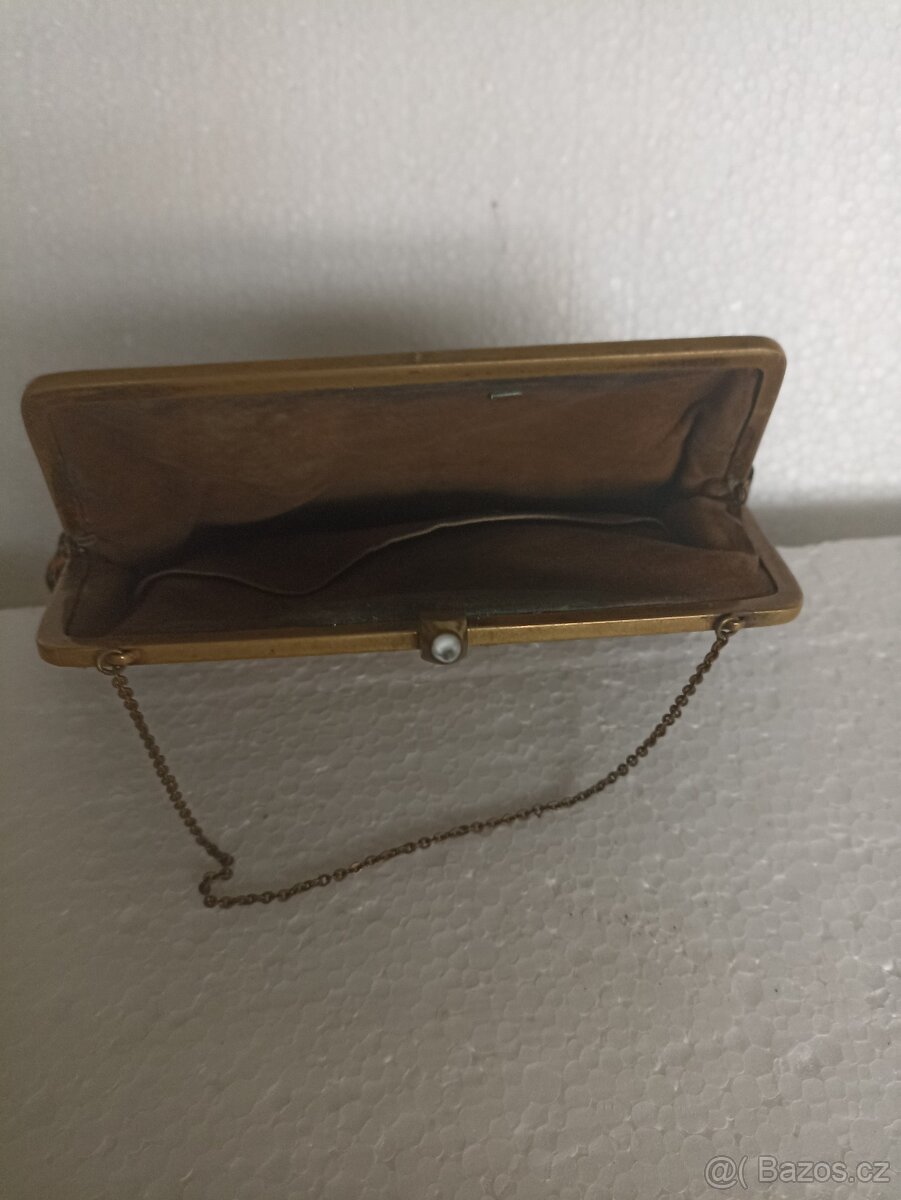 Starožitná gobelínová kabelka - 6