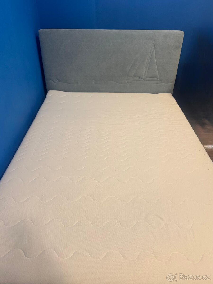 Čalouněná postel 140 cm - 6