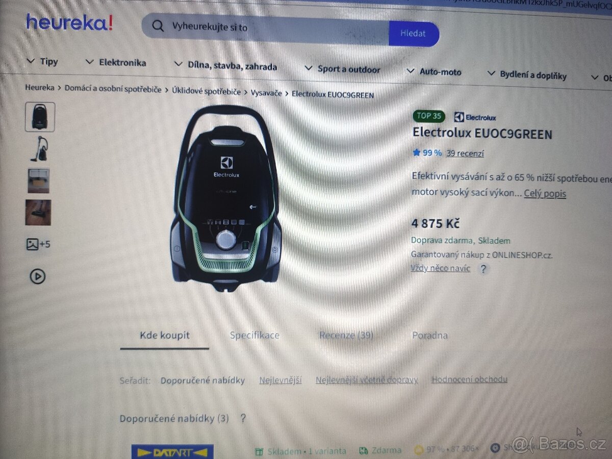 Vysavač Electrolux ultra one EU09GREEN - 6