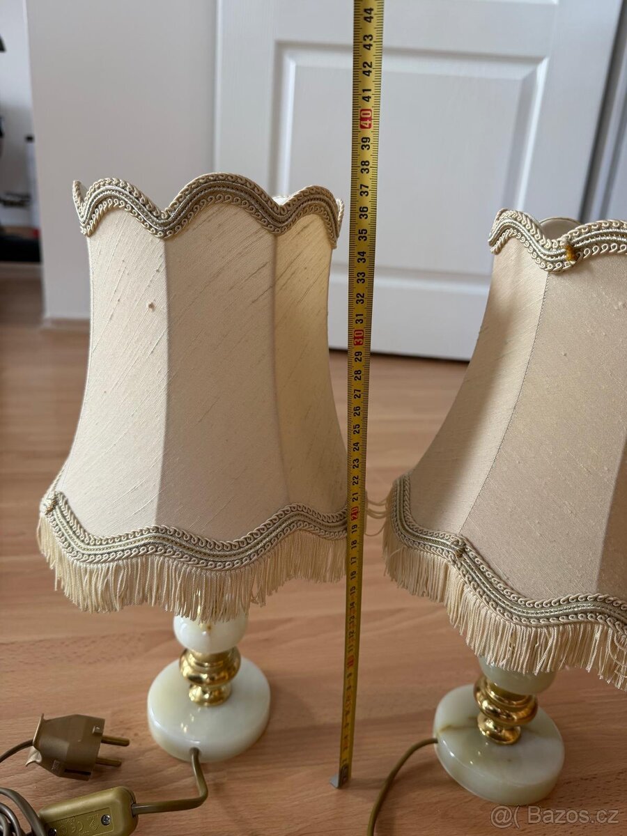 Lampičky se zlatým zdobením - 6