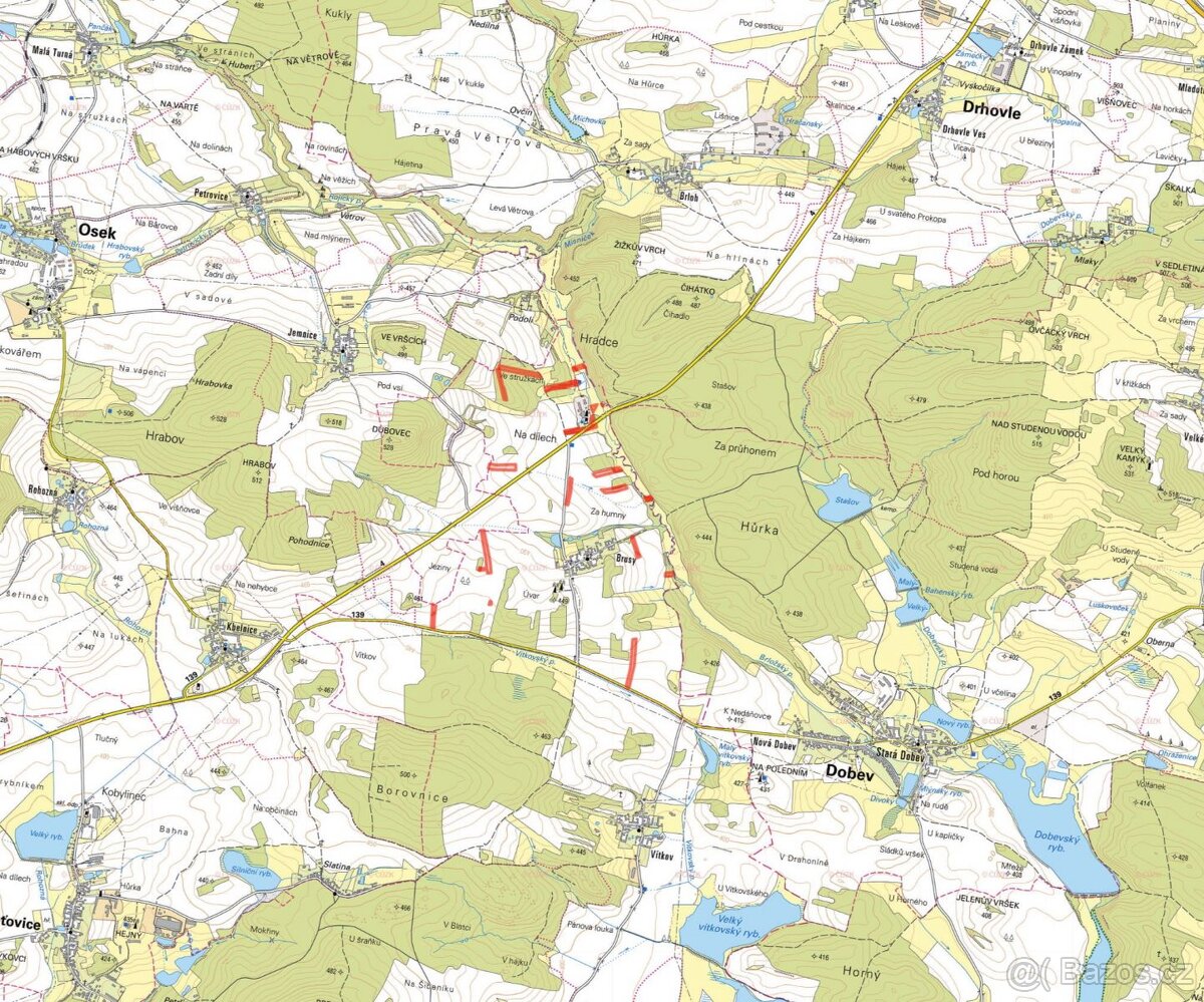 Zemědělská půda, prodej, Brusy, Přešťovice, Strakonice - 6