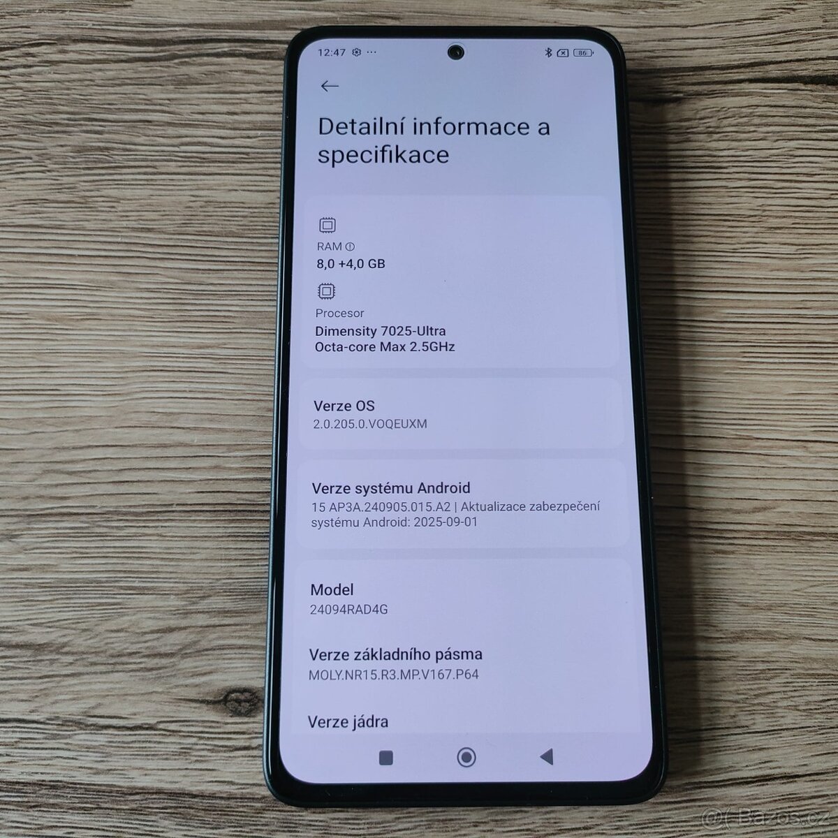 Xiaomi Redmi Note 14 5G -6.67" P-OLED 8+4GB RAM/256GB ROM - 6