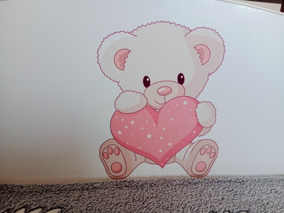 Dětská postel 160x80 + komoda + stůl - 6