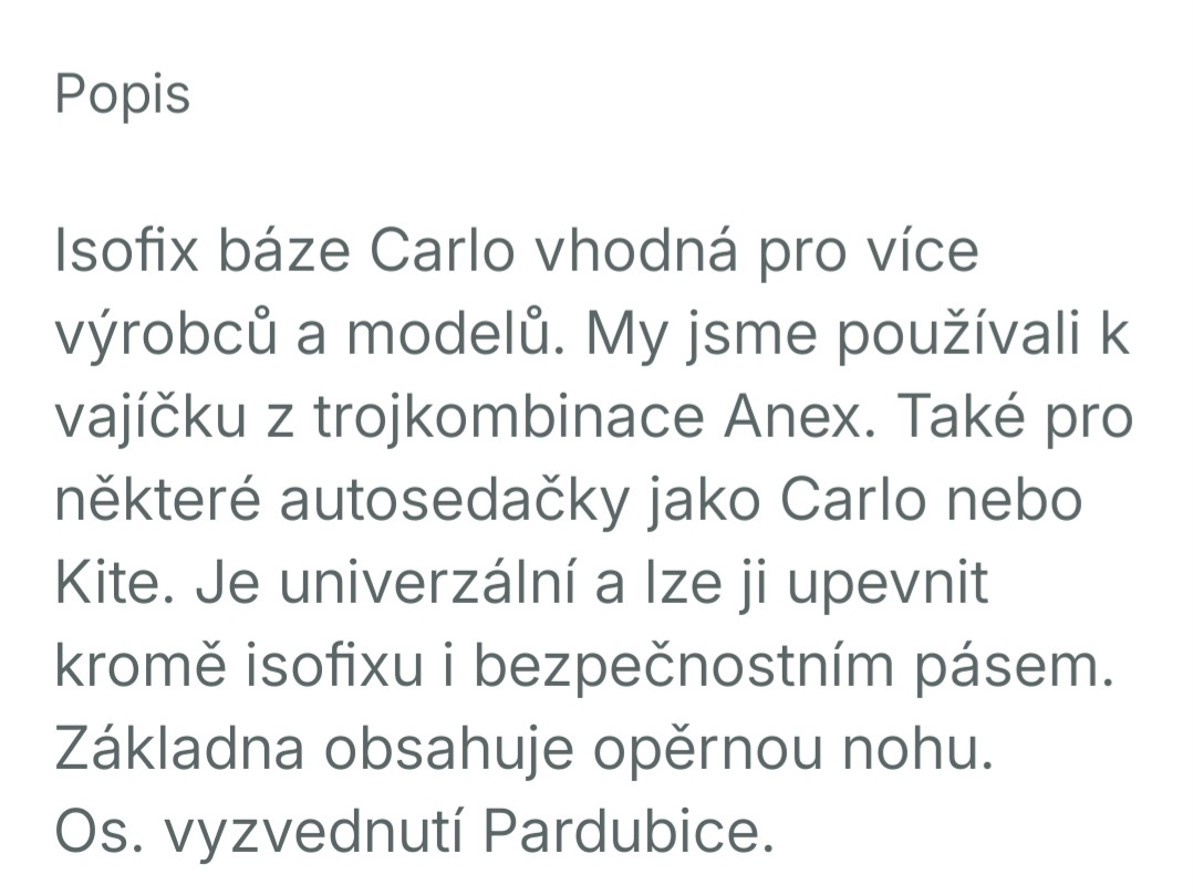 Isofix báze Carlo - 6
