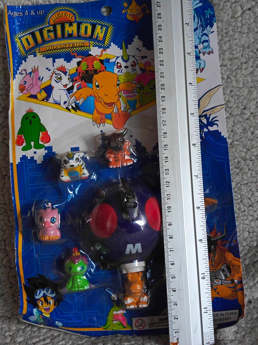 Digimon 8 figurek + pokeball - 6