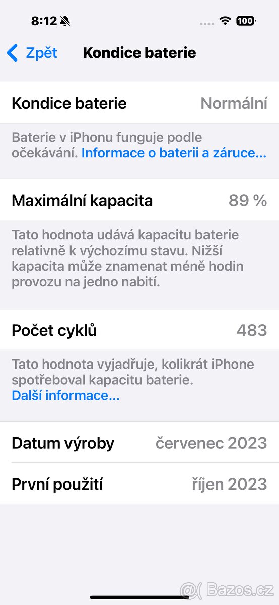 Ihone 15 pro 256GB - 6