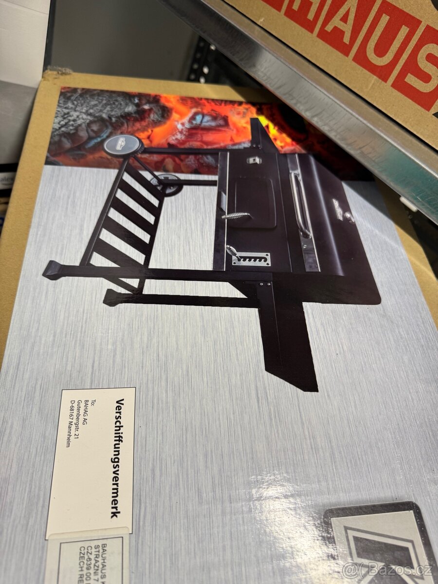 Kingstone Gril na dřevěné uhlí Black Angus XXL - 6