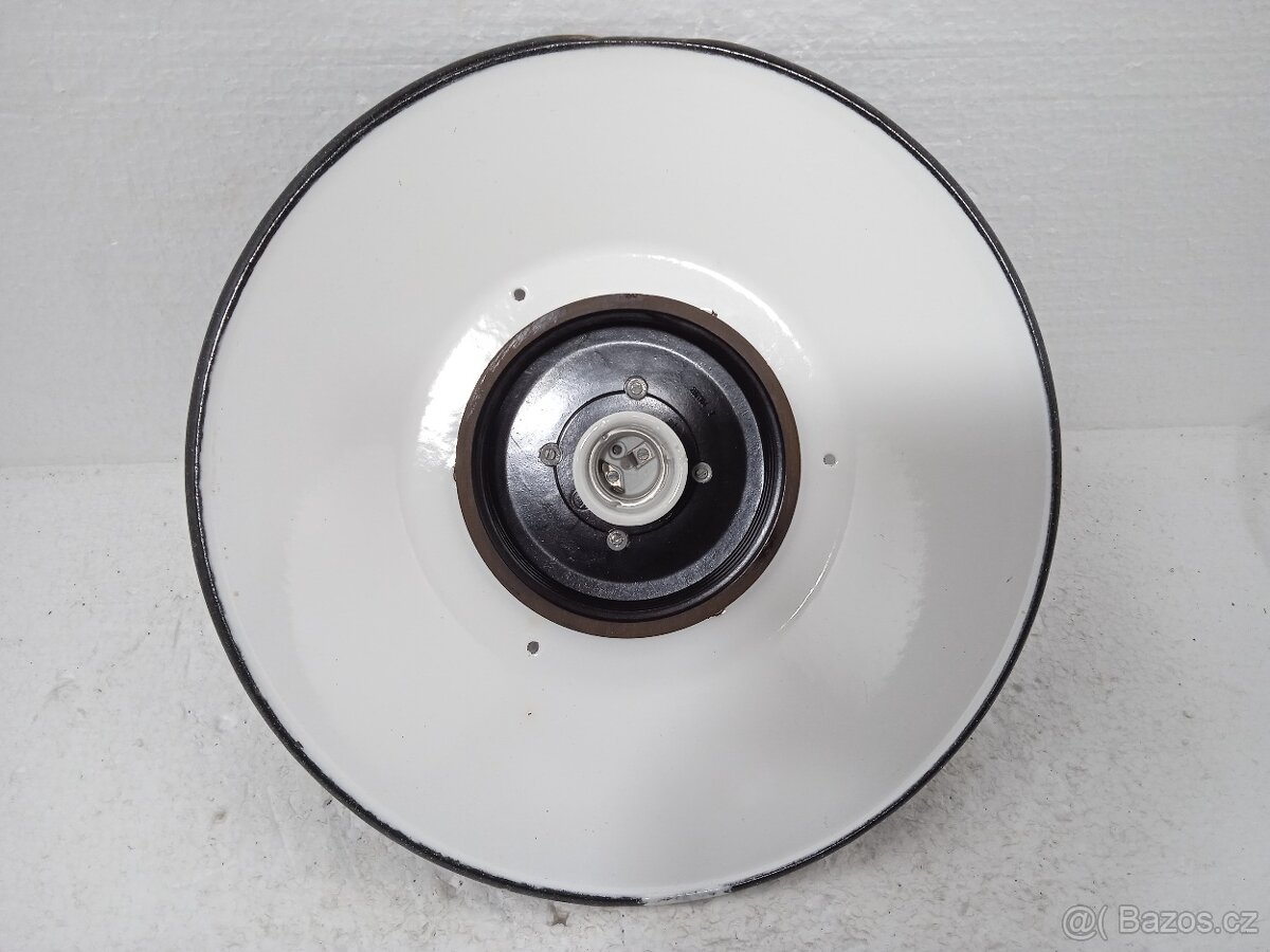 Smaltované nástěnné / stropní retro světlo Industrial - 6