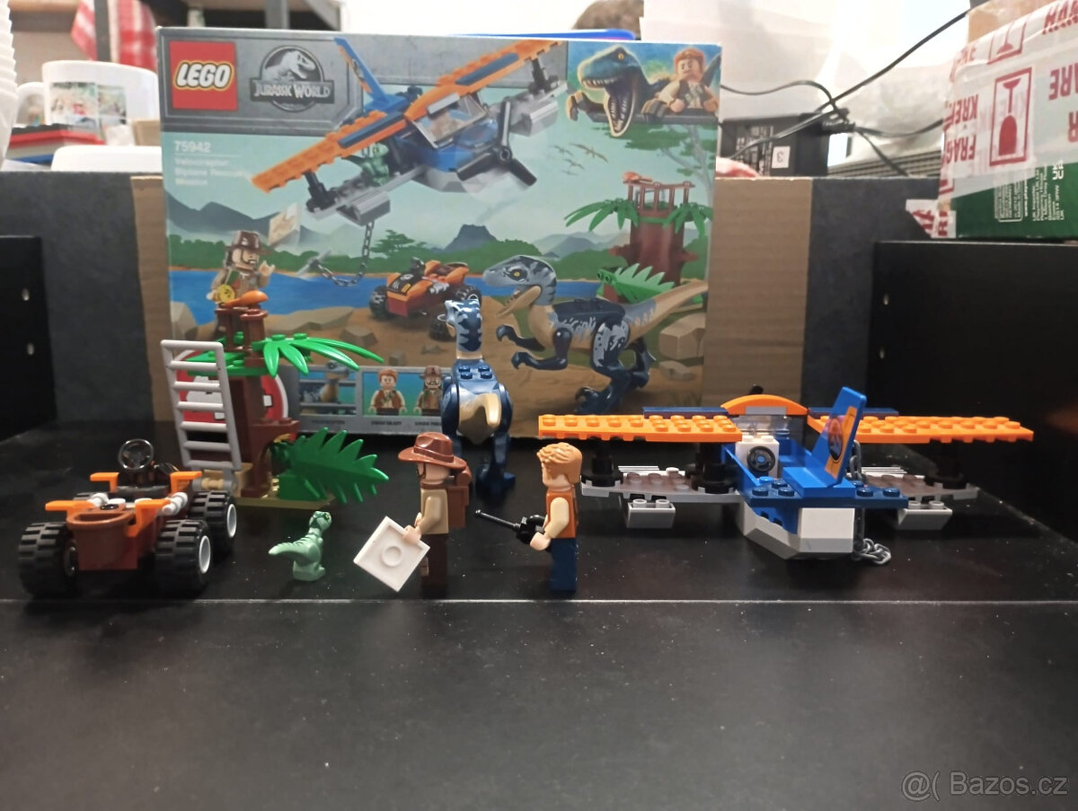 LEGO Jurassic World 75942 Velociraptor: Biplane Rescue Missi - 6
