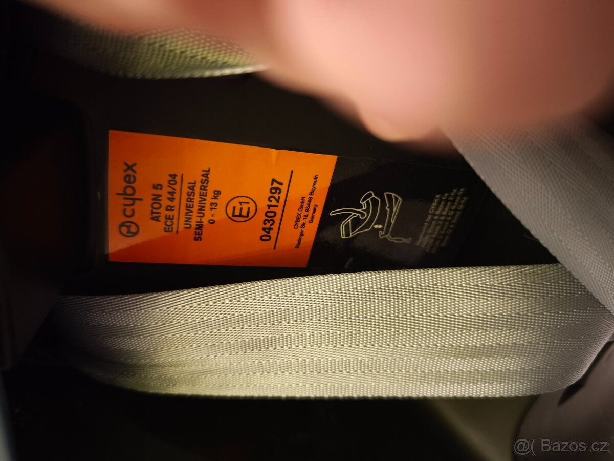 Autosedačka CYBEX ATON 5 pro pás a i ISOFIX – 0–13 kg - 6