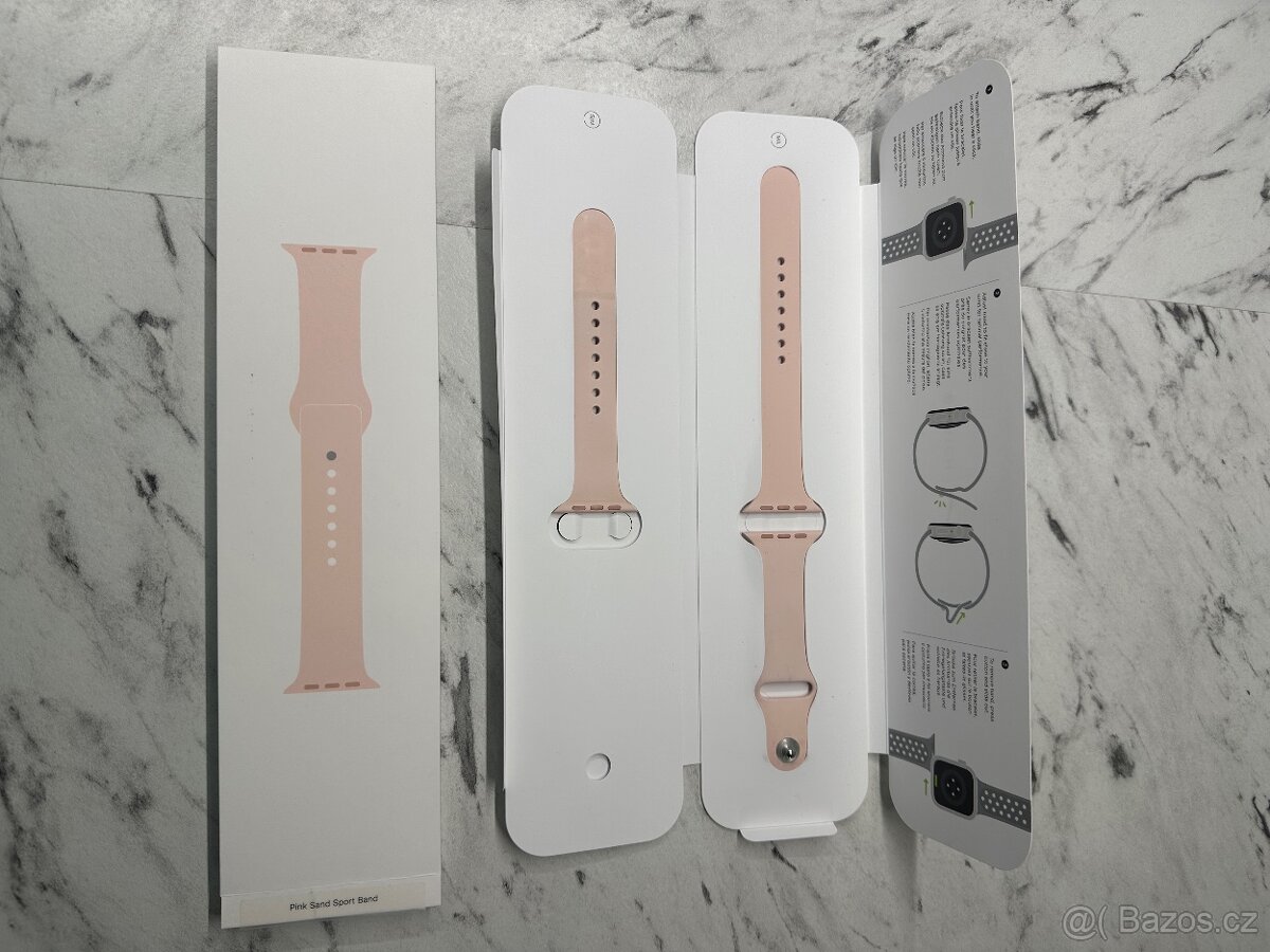 Apple Watch Series 6 44 mm GPS – Gold / Pink Sand, kompletní - 6