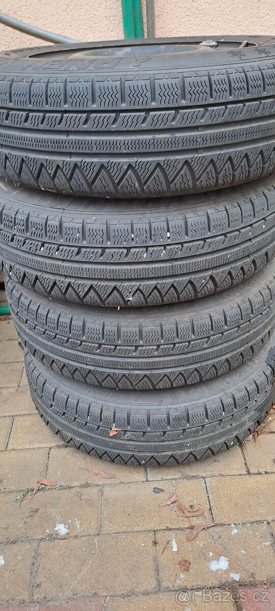 Kola VW 4×100 s pneu 175/70-14 - 6