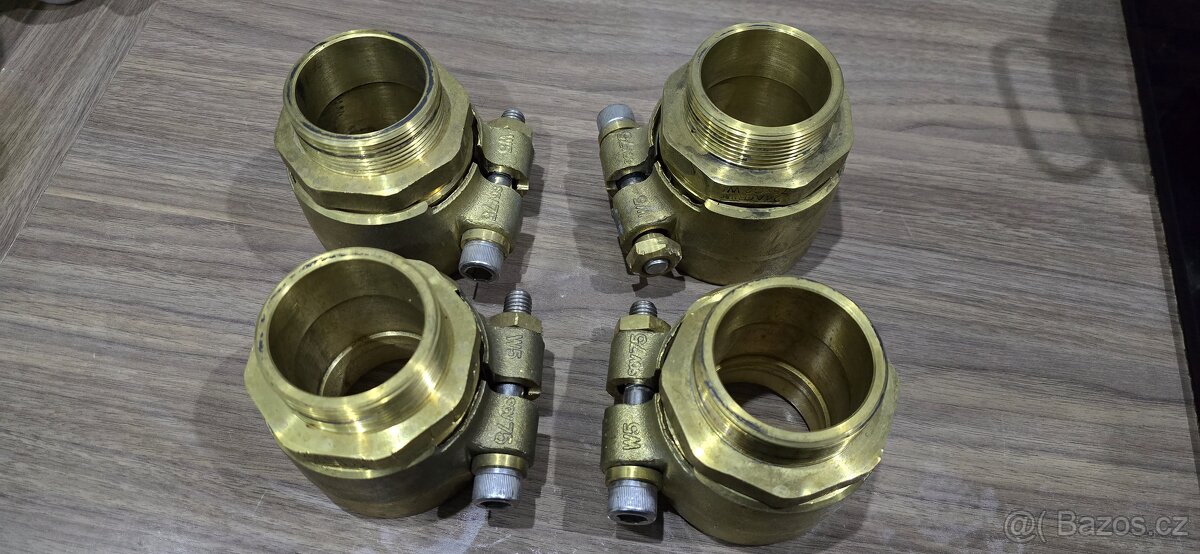 Mosazné spojky UPONOR WIPEX 75×6,8 mm–2" - 6