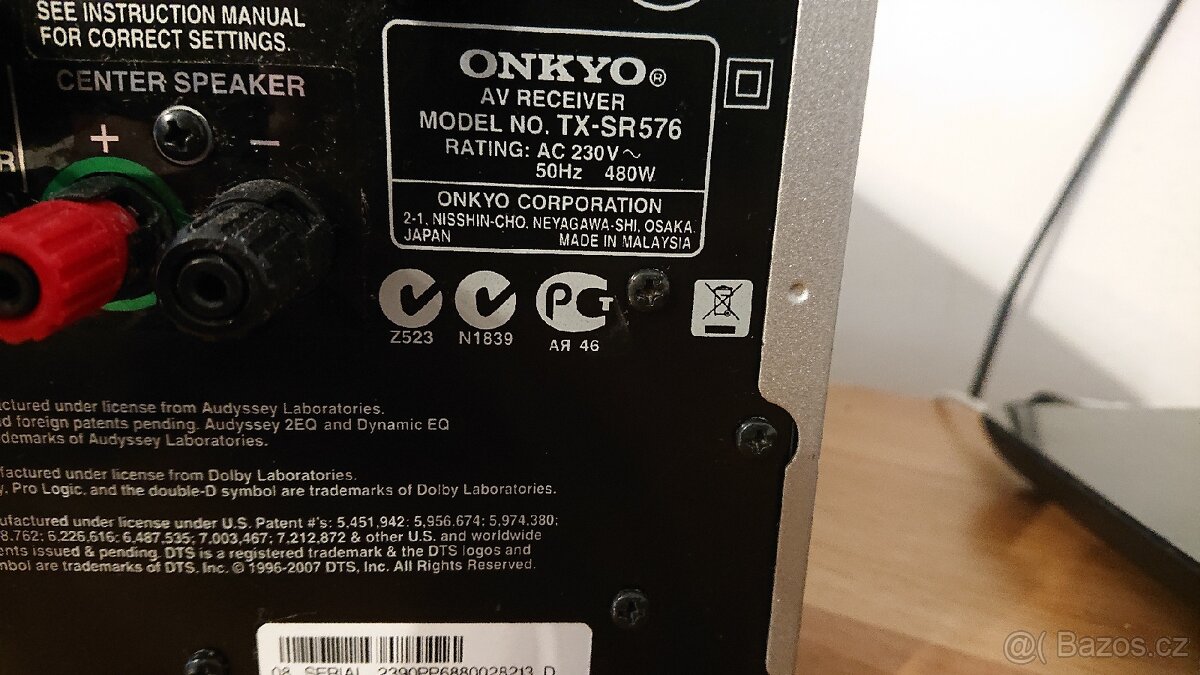 Onkyo TX SR576 - 6