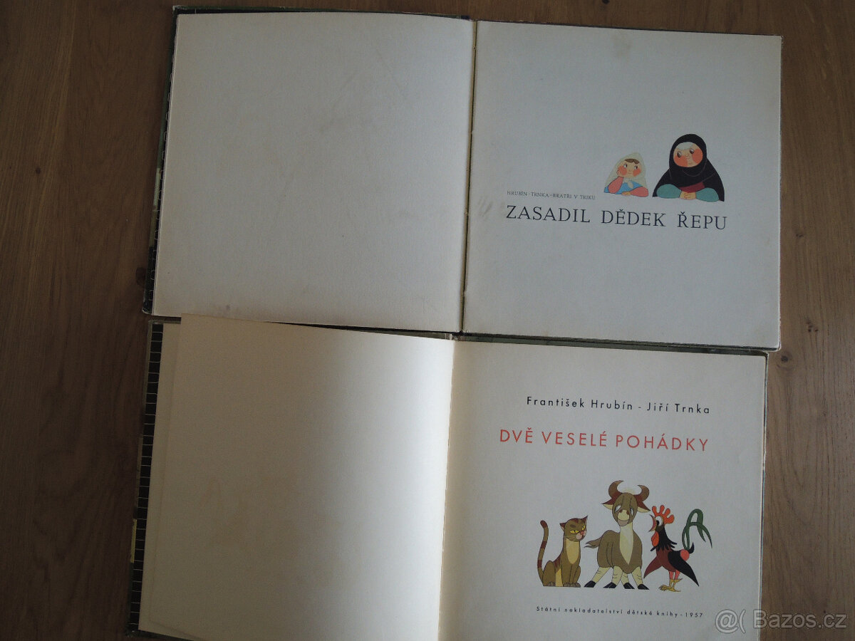 Zasadil dědek řepu 1947 Dvě pohádky Trnka Hrubín - 6