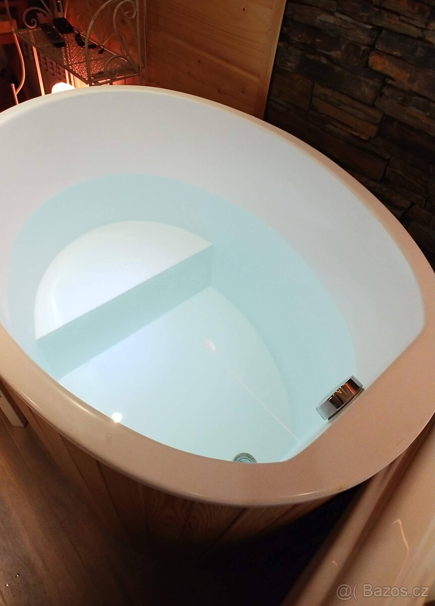 Ochlazovací káď k sauně – modřín, laminát, top kvalita - 6
