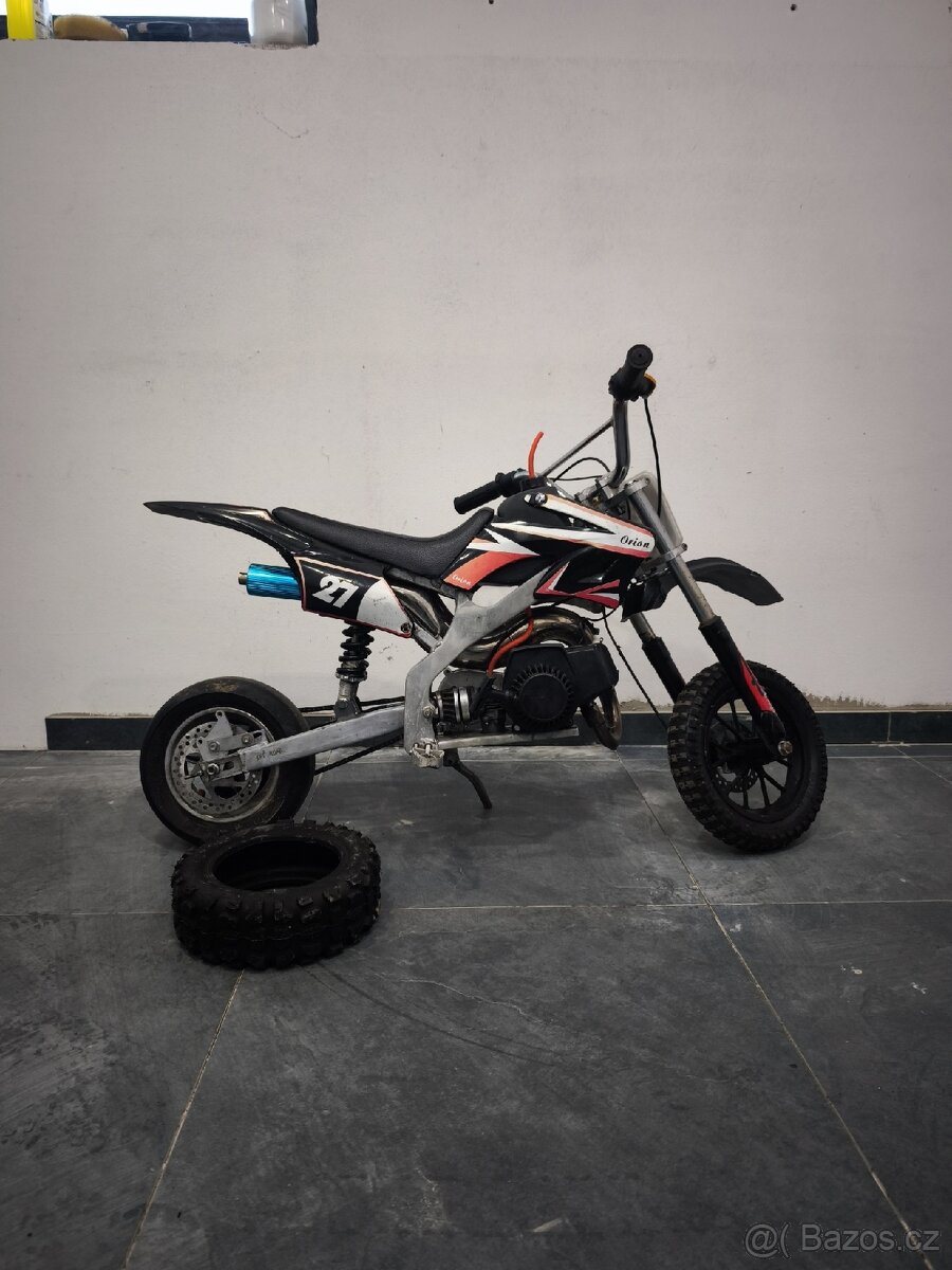 Dětská benzínová 2takt 49ccm motorka - 6