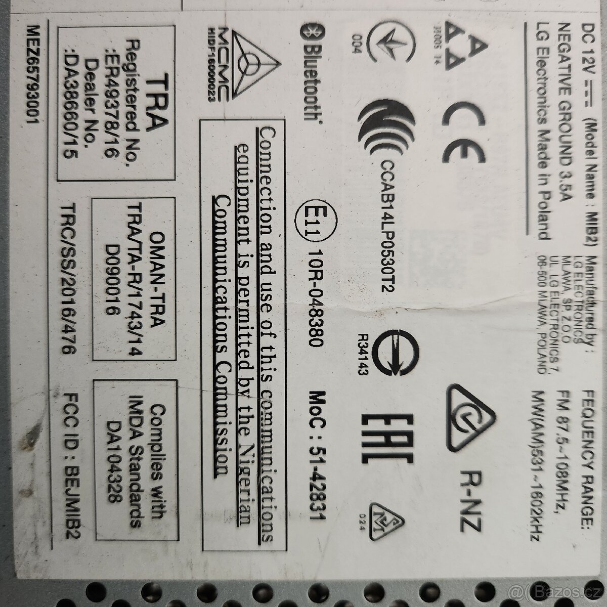 ŠKODA FABIA III MIB2 ENTRY BLUETOOTH - 6