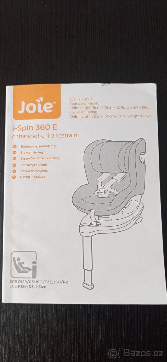 Autosedačka Jole i-Spin 360 E - 6