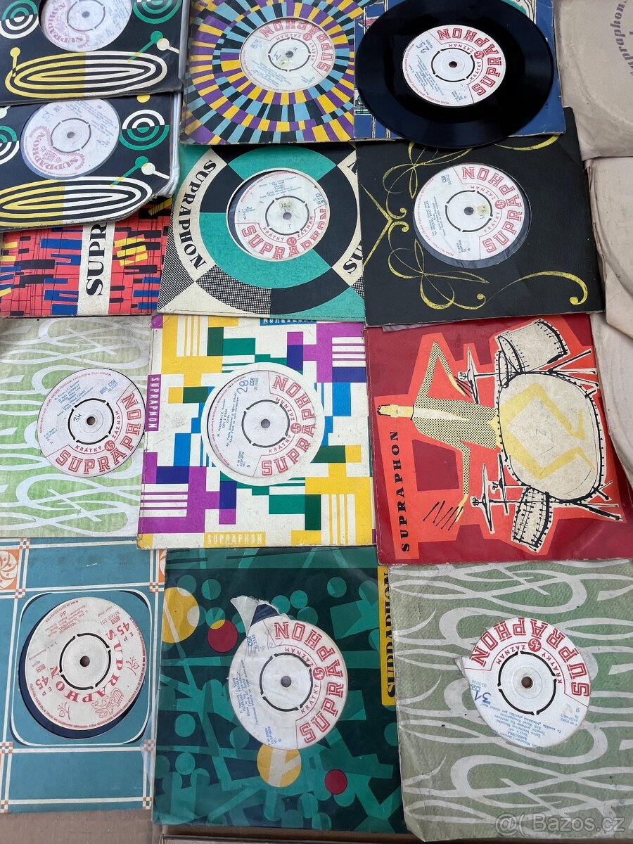 63 ks starších gramodesek – Supraphon – komplet - 6