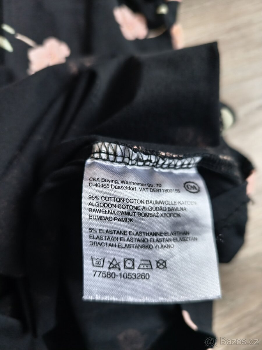 Černé tričko Clockhouse - M - 6