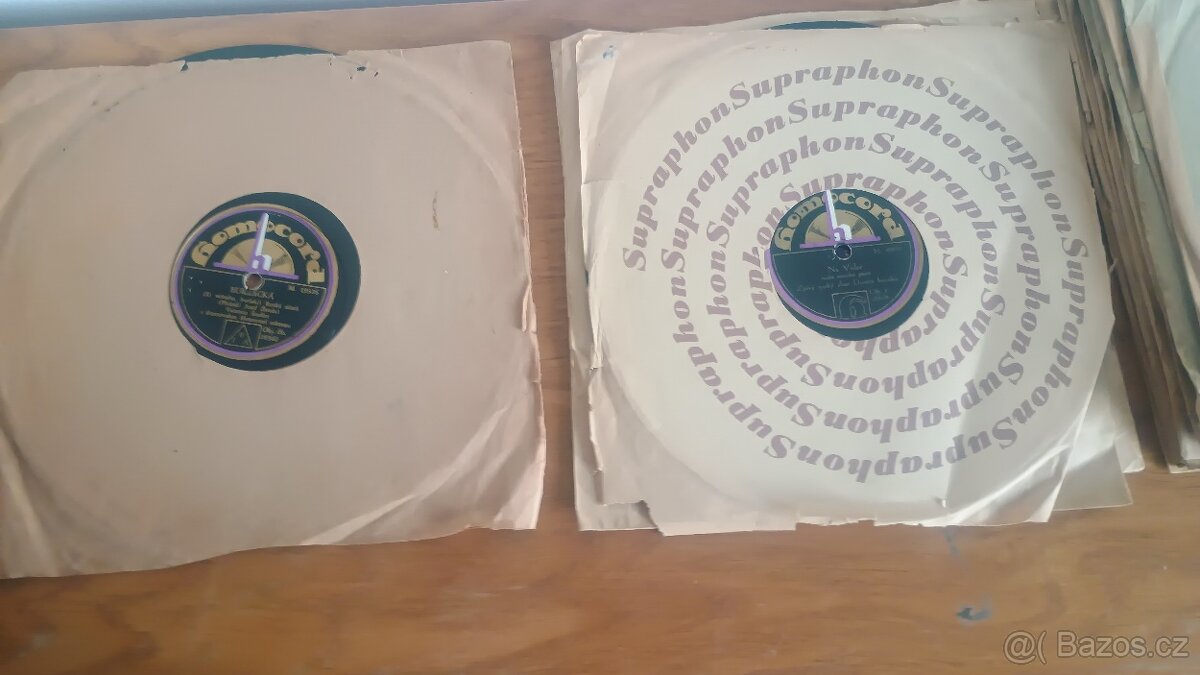 Šelakové gramofonové desky cca 500ks - 6