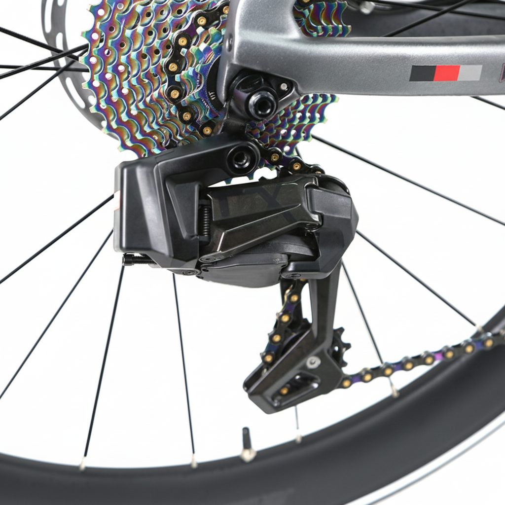 karbonové silniční kolo s el. sadou - 6