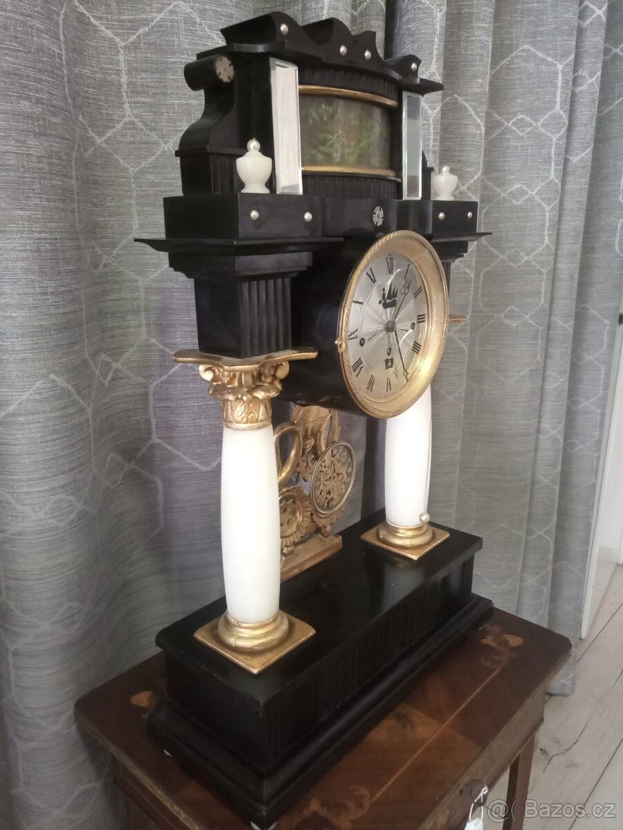 Sloupkové biedermayerské hodiny - 6