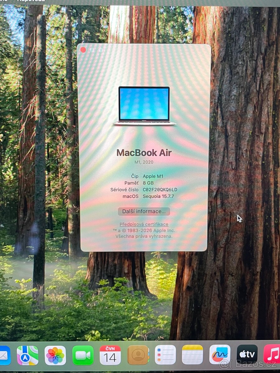 APPLE Macbook Air 13” , M1 , 8gb Ram , 512gb ssd - 6