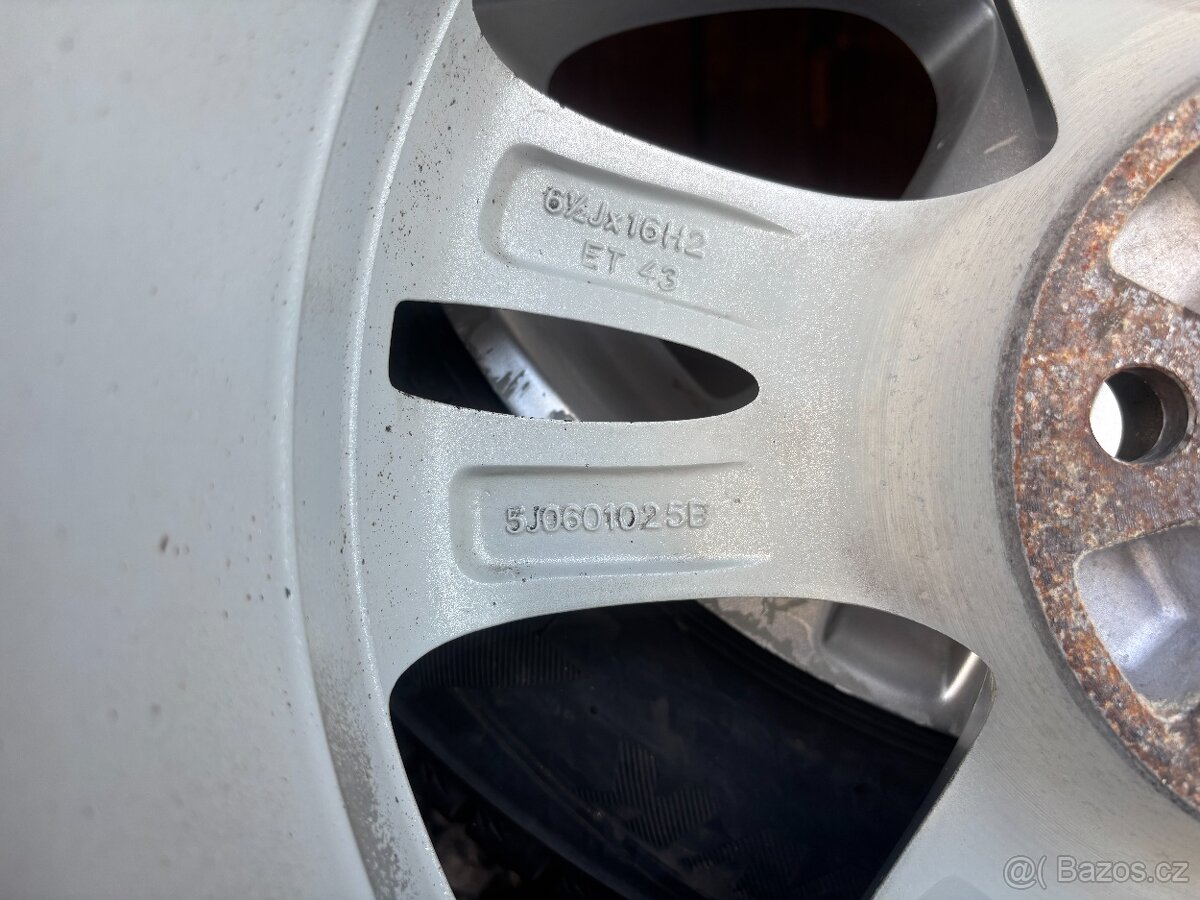 Alu kola 16" Škoda Fabia 2 - 6