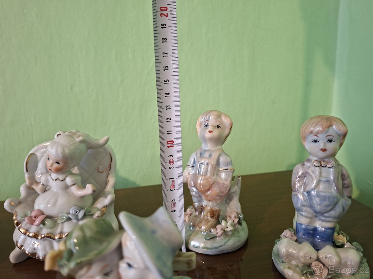 Sada 7 porcelánových sošek – výška 13 cm - 6