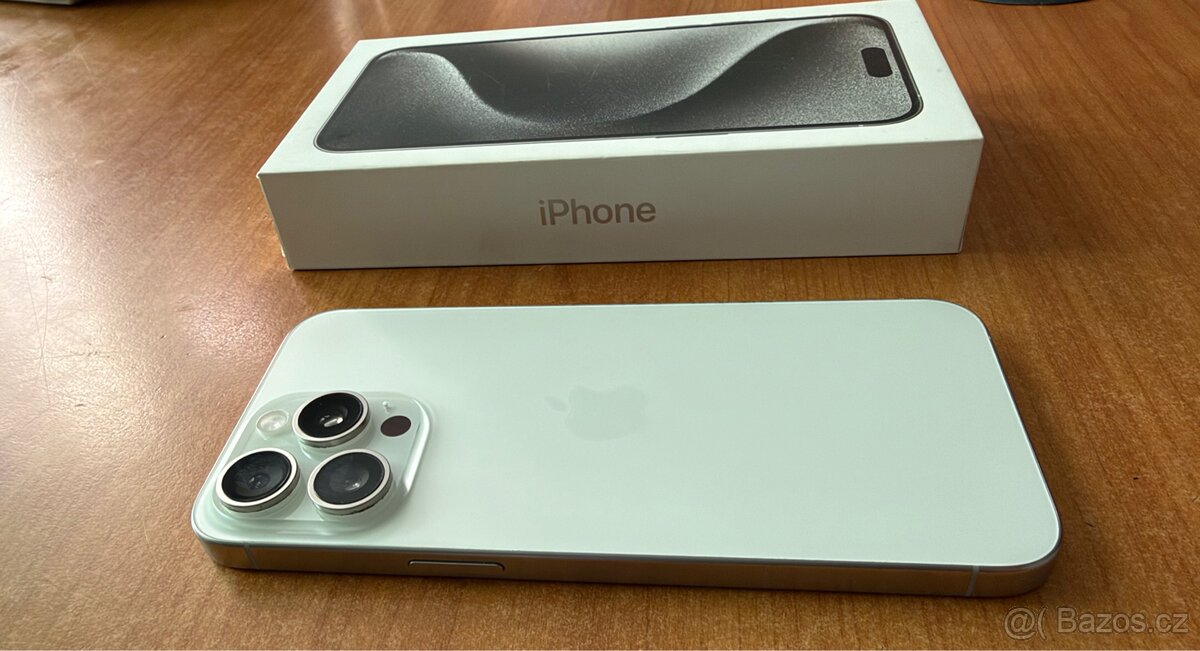 Apple iPhone 15 Pro Max 256 GB – White Titanium – záruka - 6