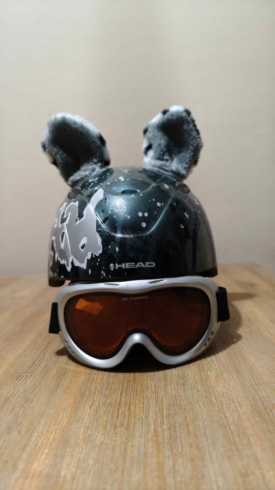 Dětská lyžařská helma Head + brýle Blizzard + ouška - 6