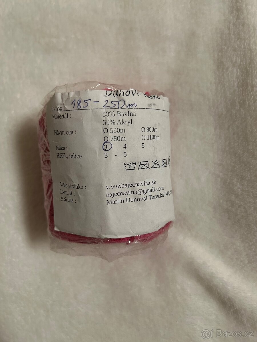 Příze Duhové klubíčka 250m - 6