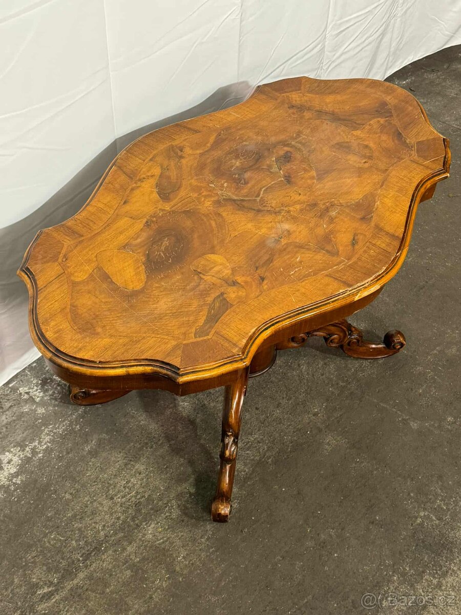 Barokní konferenční stolek (133014) - 6