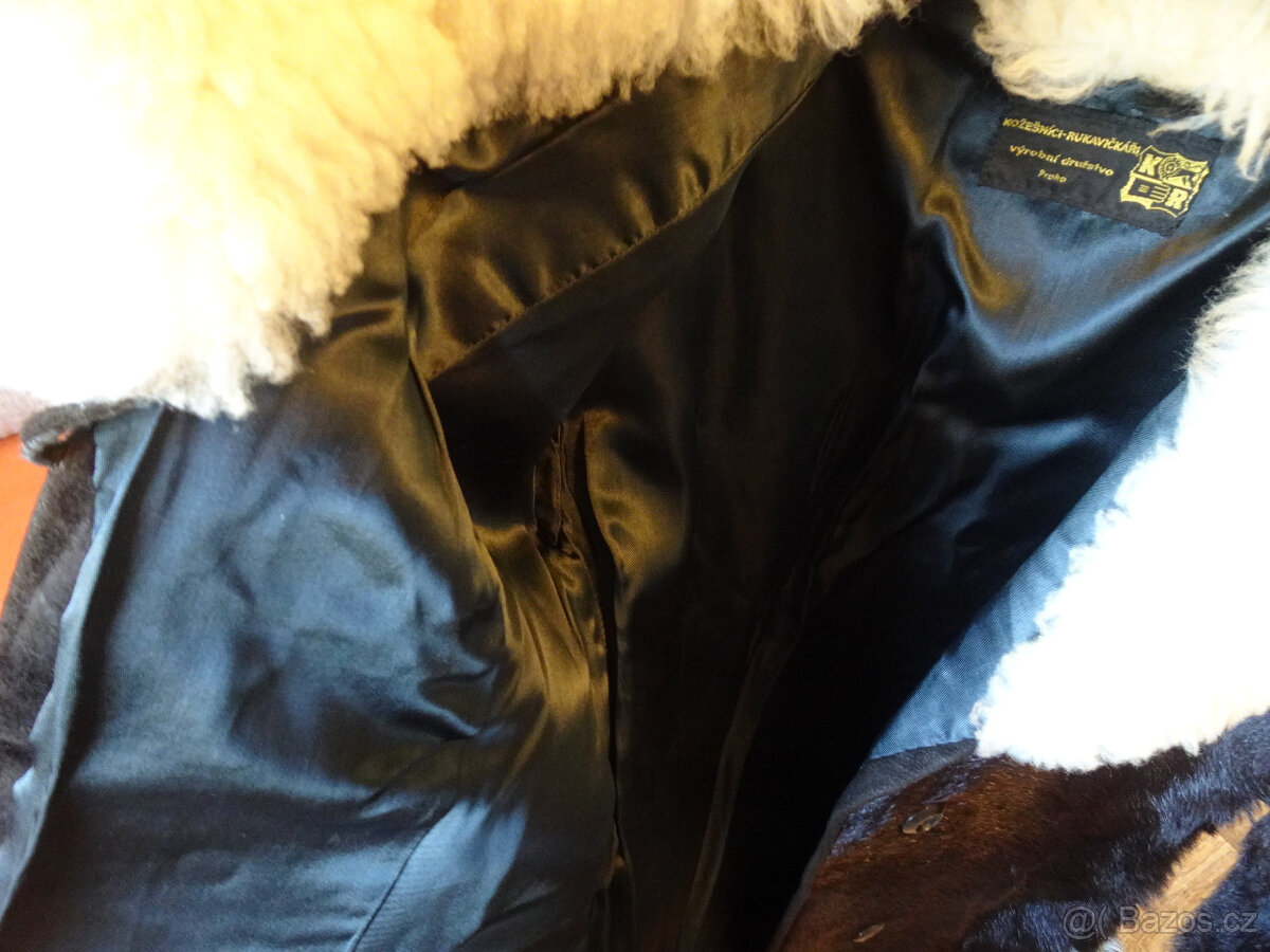 LUXUSNÍ DÁMSKÝ KOŽICH RUČNÍ VÝROBA - 6