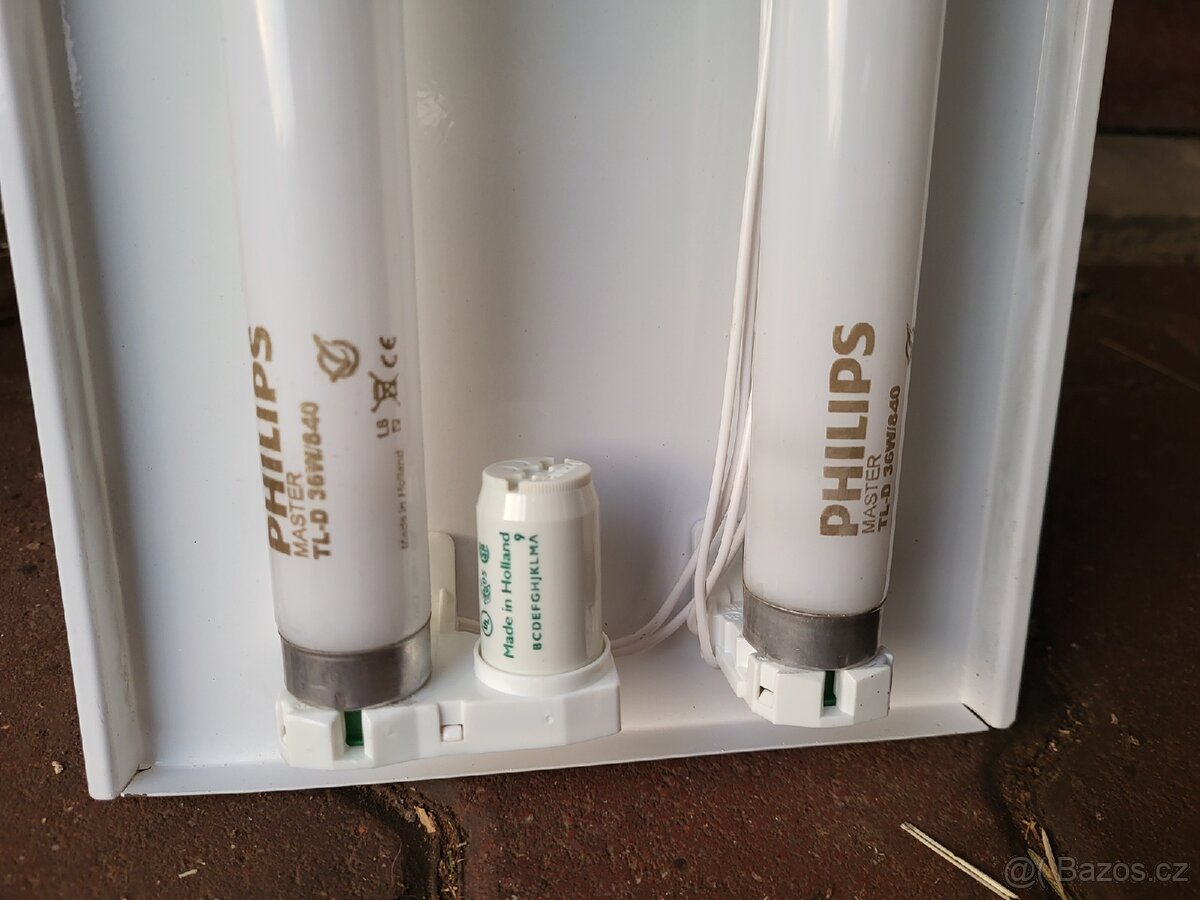 Zářivkové těleso - dvojzářivka 130 x 20 x 7 cm - 6