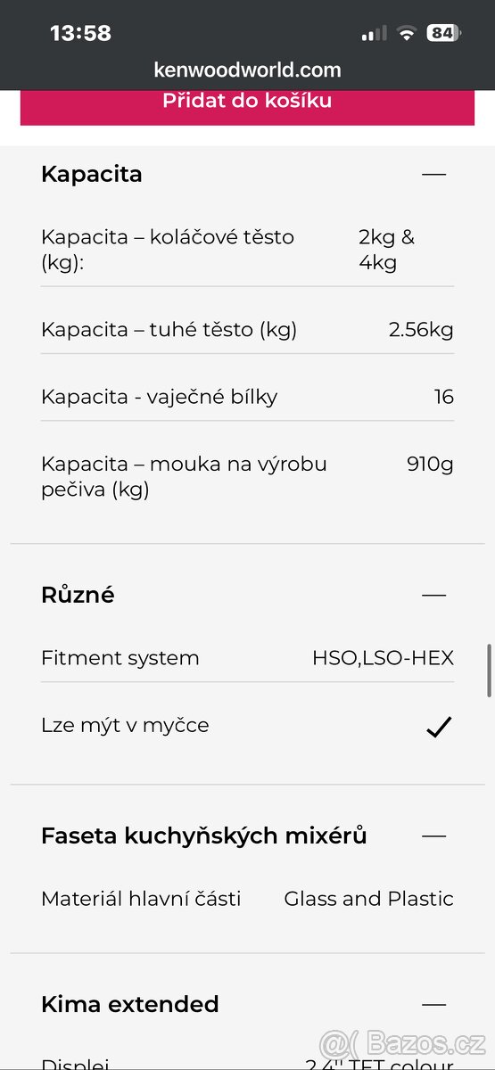 Kuchyňský robot Titanium Chef Patissier XL KWL90.004SI - 6