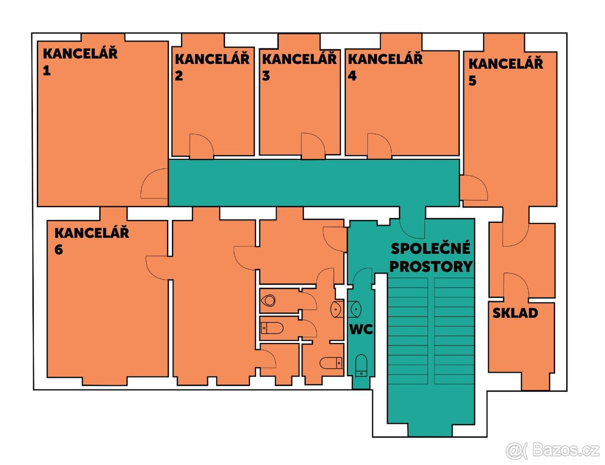 Kancelářské prostory přímo u "Radnice" Jablonec nad Nisou - 6