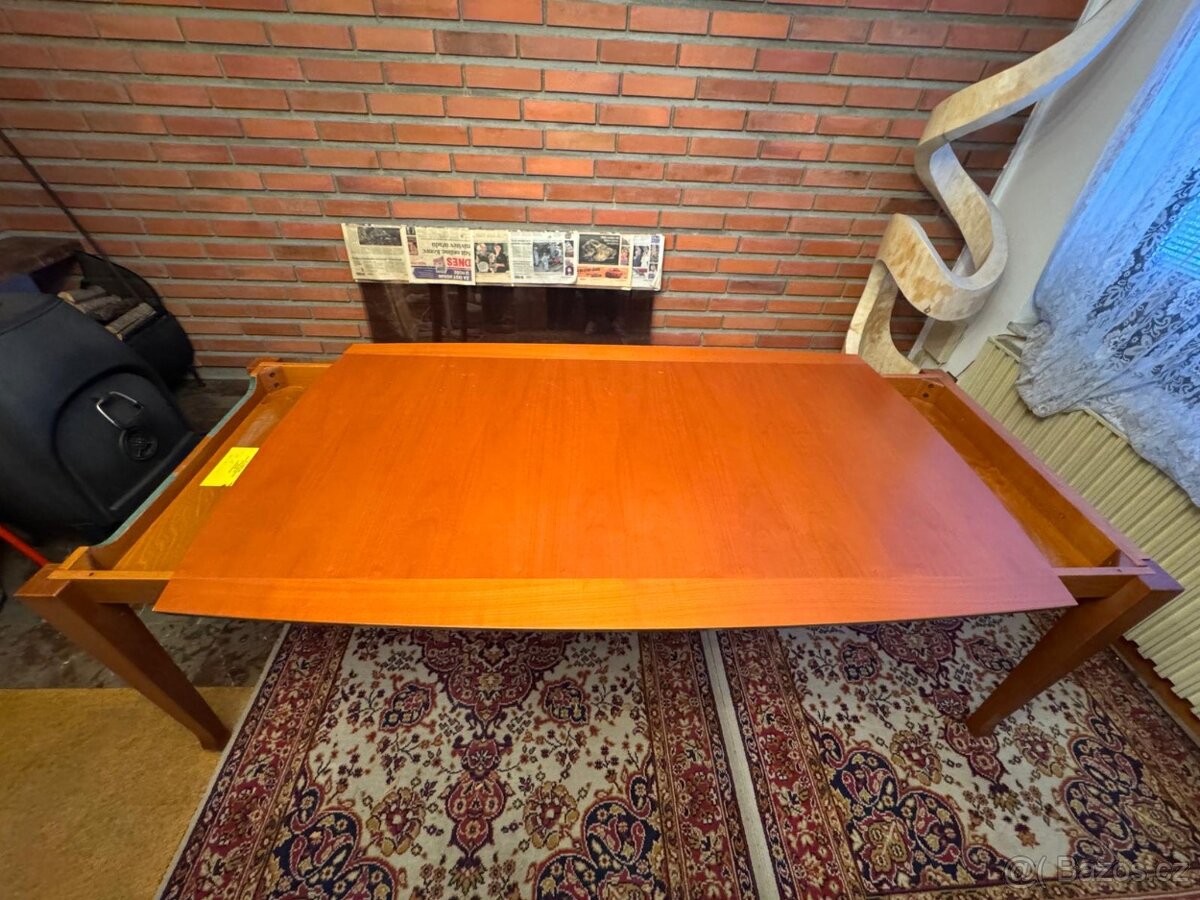 DESIGNOVÝ JÍDELNÍ STŮL ROZKLÁDACÍ - 6