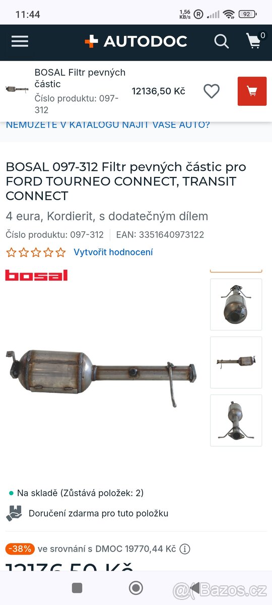 Prodam katalyzator Ford Tourneo, Transit - 6