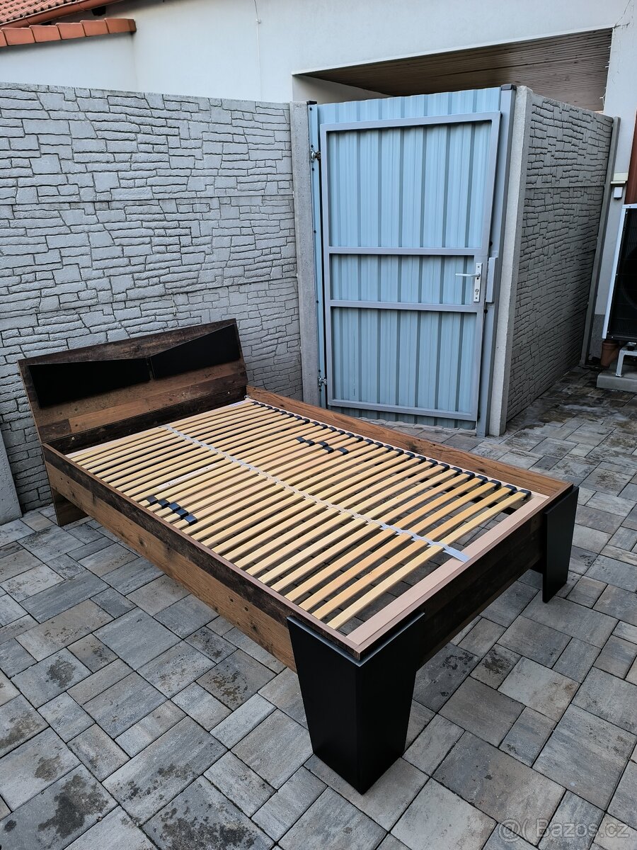 Prodám postel + Matrací 120cm x 200cm - 6