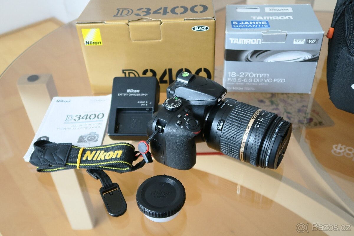 Nikon D3400 + Tamron 18-270mm - 6