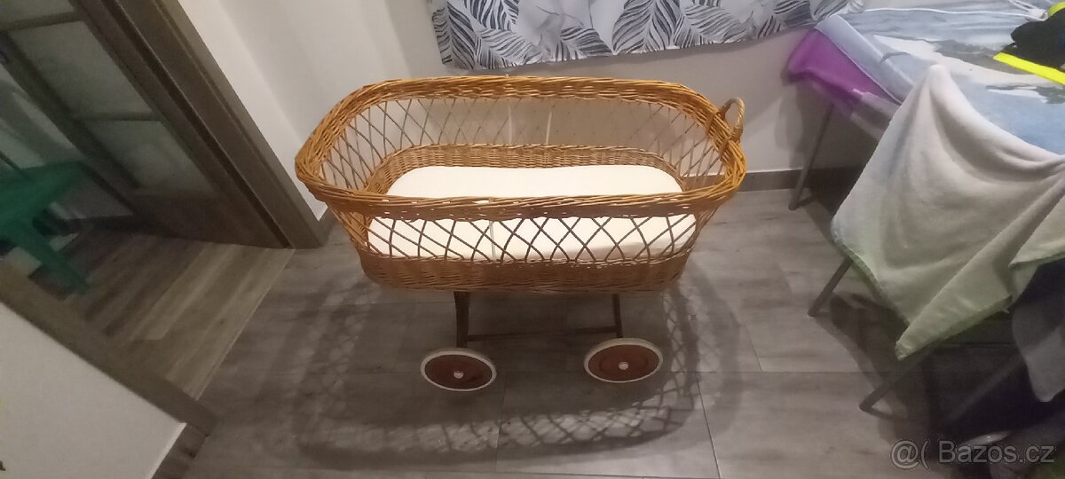 Proutěný košík na miminko Scarlett - 6