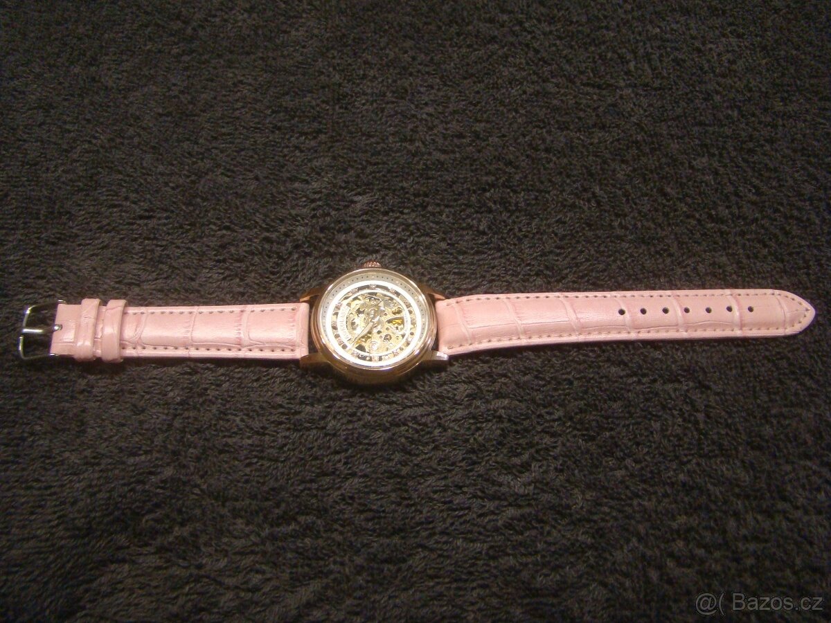 Dámské skeletové automatické hodinky - nové - 6