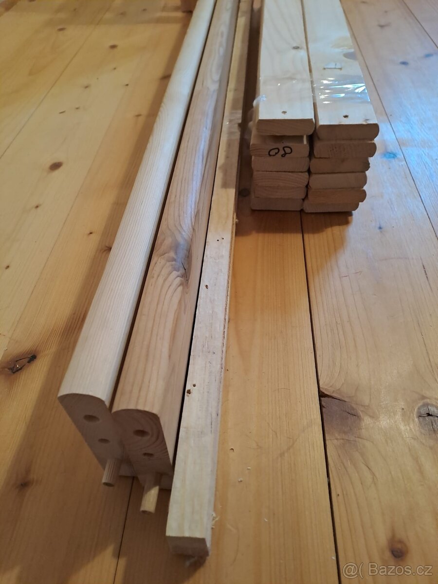 Jednolůžko z borovicoveho masivu - 6